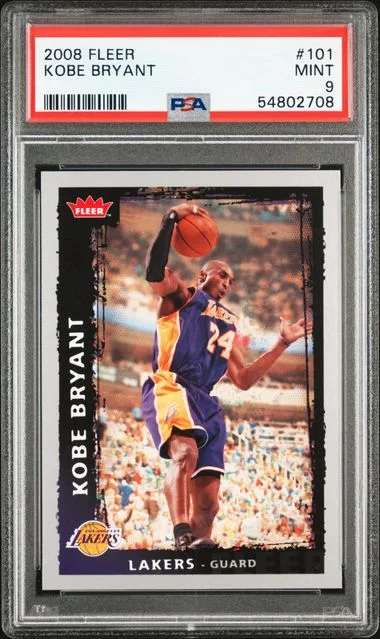 2008 Fleer Kobe Bryant #101 card image