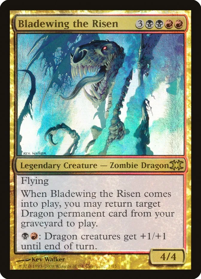 2008 From the Vault: Dragons Bladewing the Risen rare #1 unlisted card image