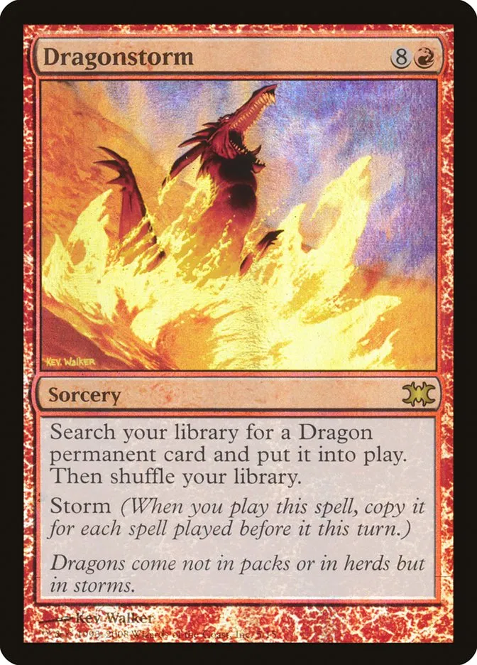 2008 From the Vault: Dragons Dragonstorm rare #5 unlisted card image