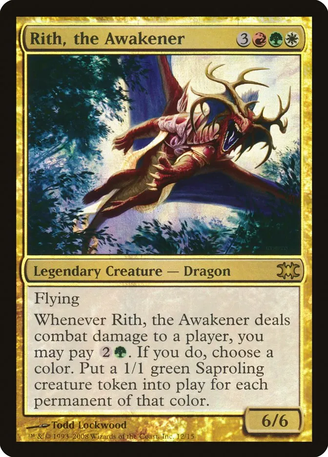 2008 From the Vault: Dragons Rith, the Awakener rare #12 unlisted card image