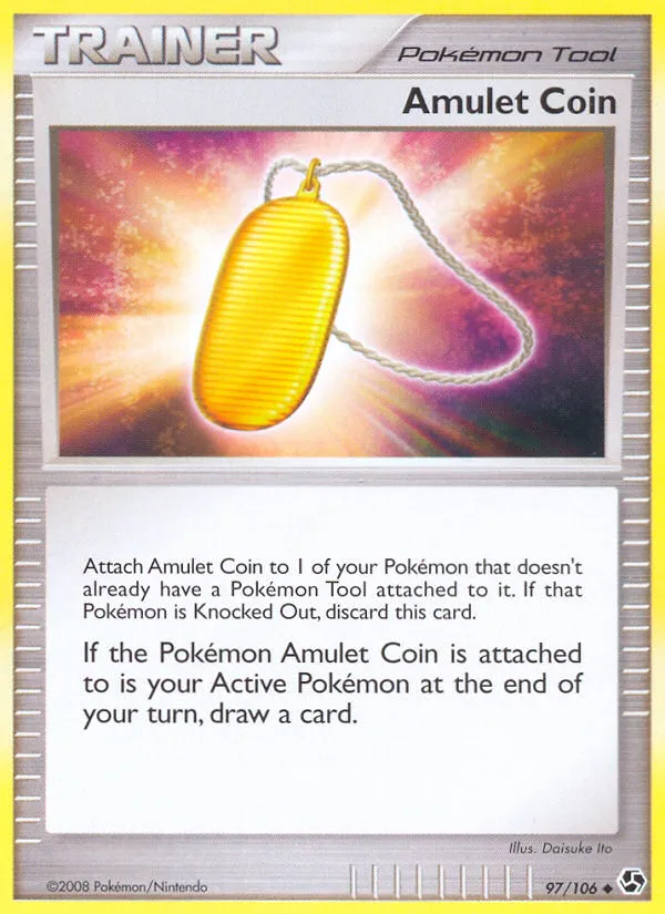 2008 Great Encounters Amulet Coin #097/106 Uncommon card image