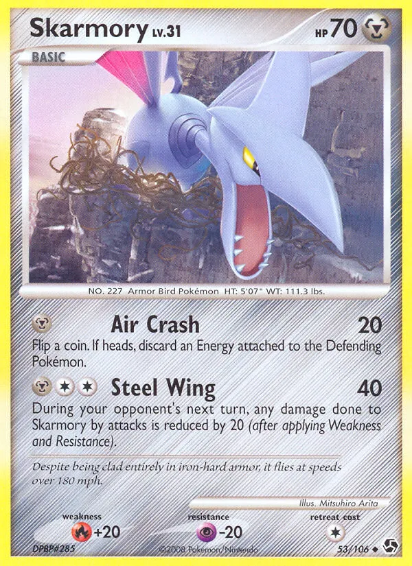 2008 Great Encounters Skarmory #053/106 Uncommon card image