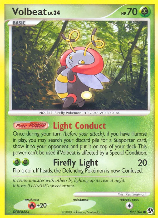 2008 Great Encounters Volbeat #092/106 Common card image