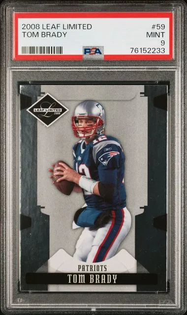 2008 Leaf Limited Tom Brady #59 card image
