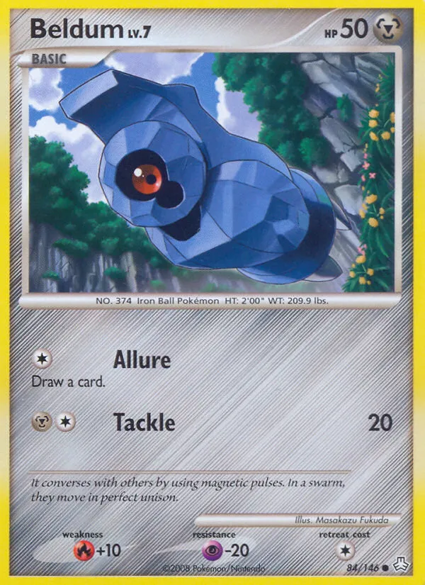 2008 Legends Awakened Beldum #084/146 Common card image