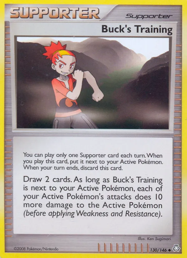 2008 Legends Awakened Buck's Training #130/146 Uncommon card image