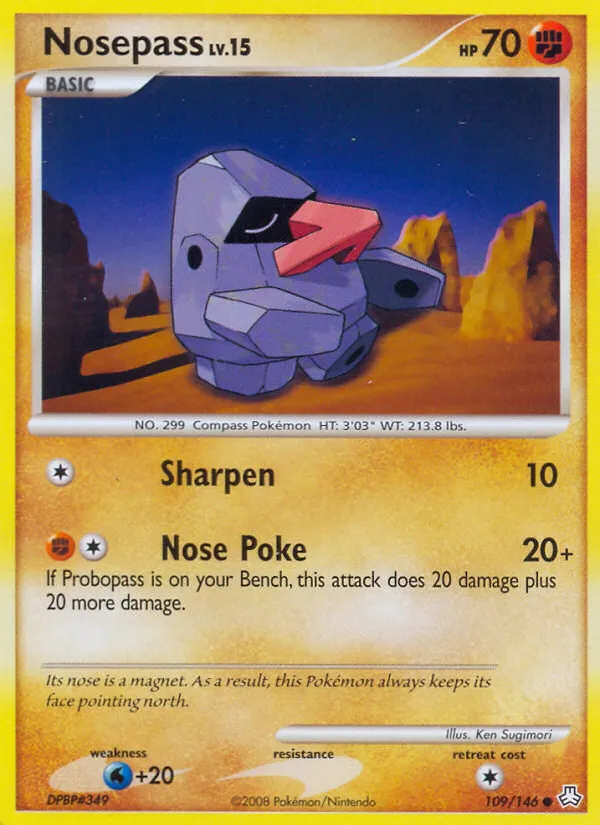 2008 Legends Awakened Nosepass #109/146 Common card image