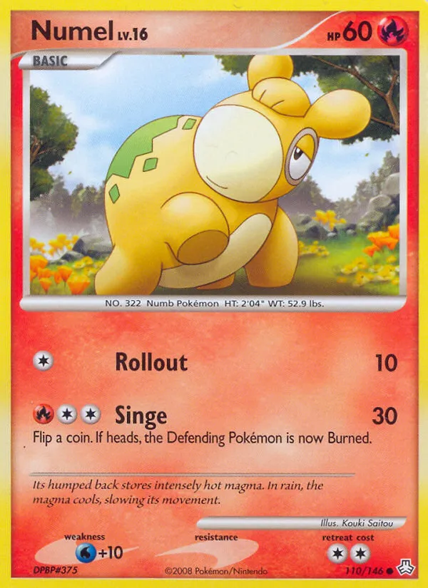 2008 Legends Awakened Numel #110/146 Common card image