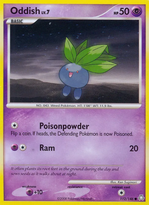 2008 Legends Awakened Oddish #112/146 Common card image
