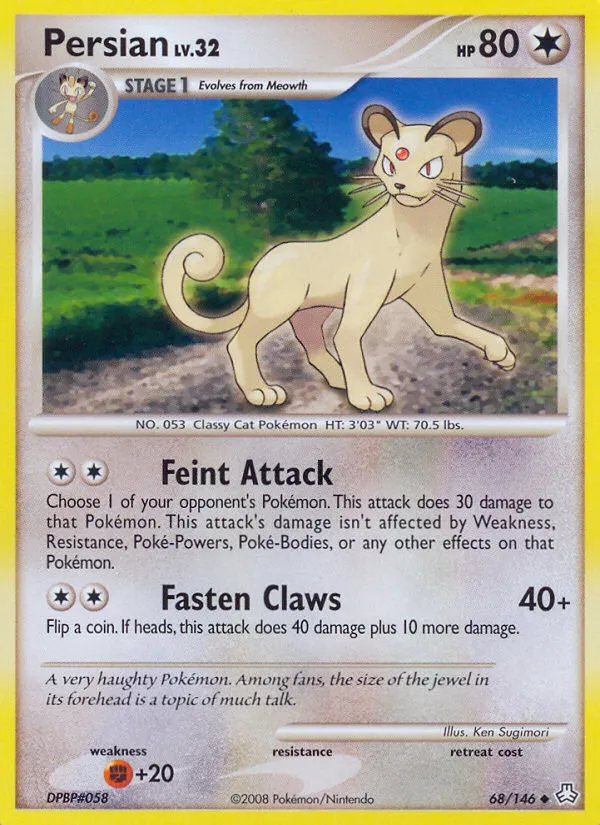 2008 Legends Awakened Persian #068/146 Uncommon card image