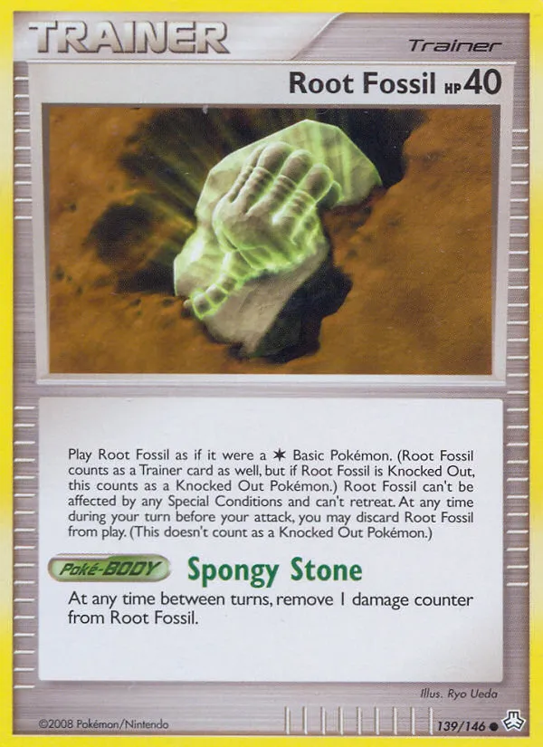2008 Legends Awakened Root Fossil #139/146 Common card image