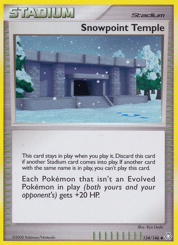 2008 Legends Awakened Snowpoint Temple #134/146 Uncommon card image
