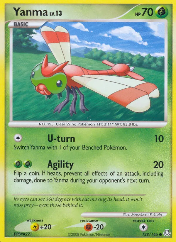 2008 Legends Awakened Yanma #128/146 Common card image