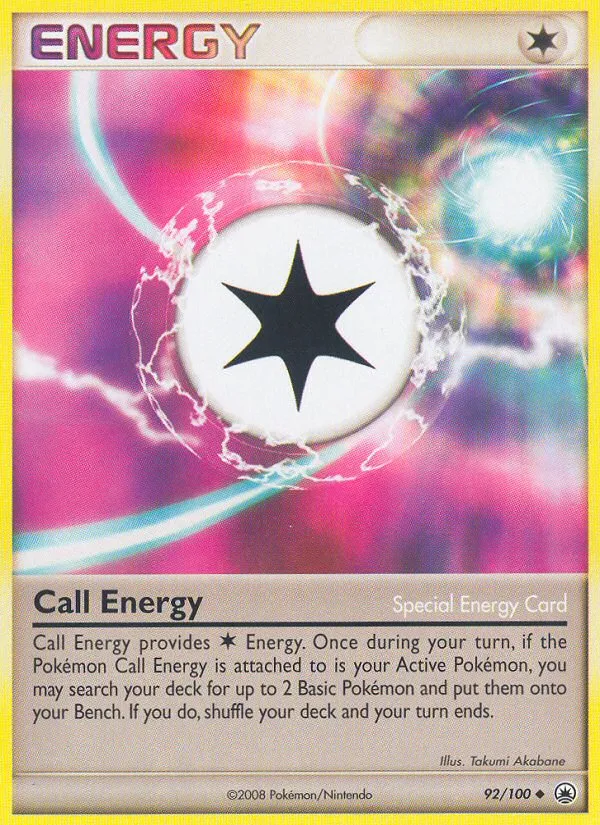 2008 Majestic Dawn Call Energy Uncommon #092/100 Uncommon card image