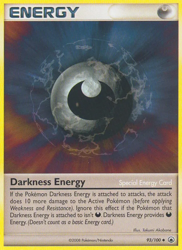 2008 Majestic Dawn Darkness Energy Uncommon #093/100 Uncommon card image