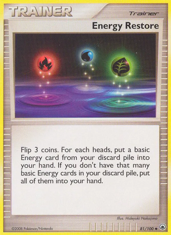 2008 Majestic Dawn Energy Restore Uncommon #081/100 Uncommon card image