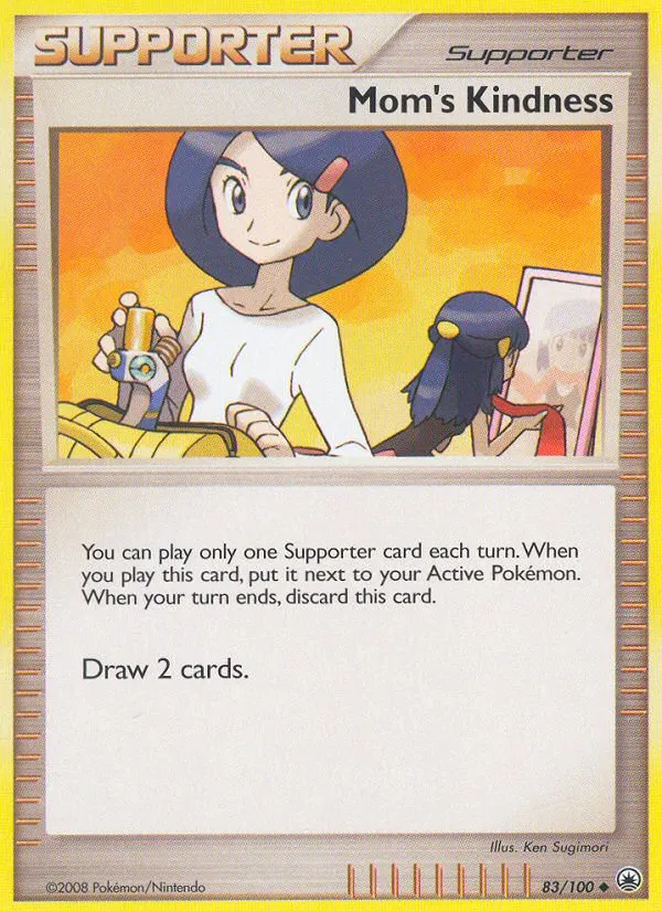 2008 Majestic Dawn Mom's Kindness Uncommon #083/100 Uncommon card image