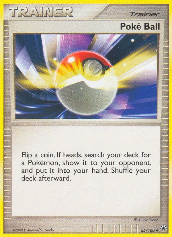 2008 Majestic Dawn Poké Ball Uncommon #085/100 Uncommon card image