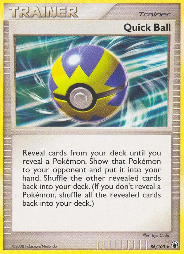 2008 Majestic Dawn Quick Ball Uncommon #086/100 Uncommon card image