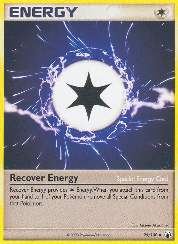 2008 Majestic Dawn Recover Energy Uncommon #096/100 Uncommon card image