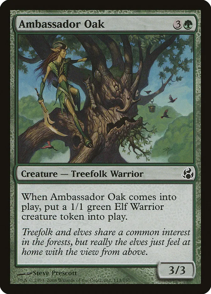 2008 Morningtide Ambassador Oak common #113 unlisted card image