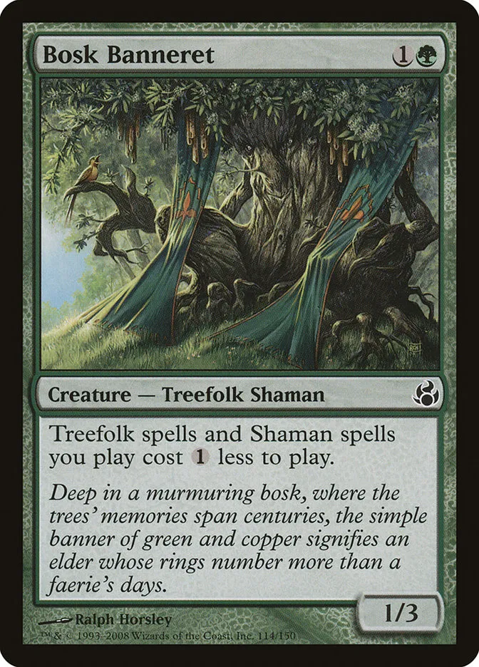 2008 Morningtide Bosk Banneret common #114 unlisted card image