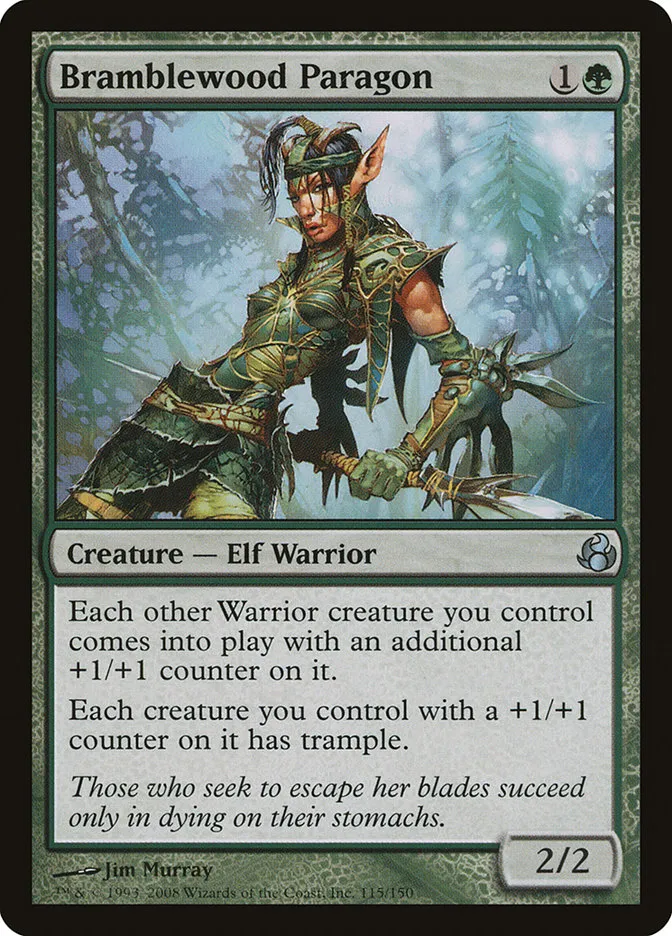 2008 Morningtide Bramblewood Paragon uncommon #115 unlisted card image