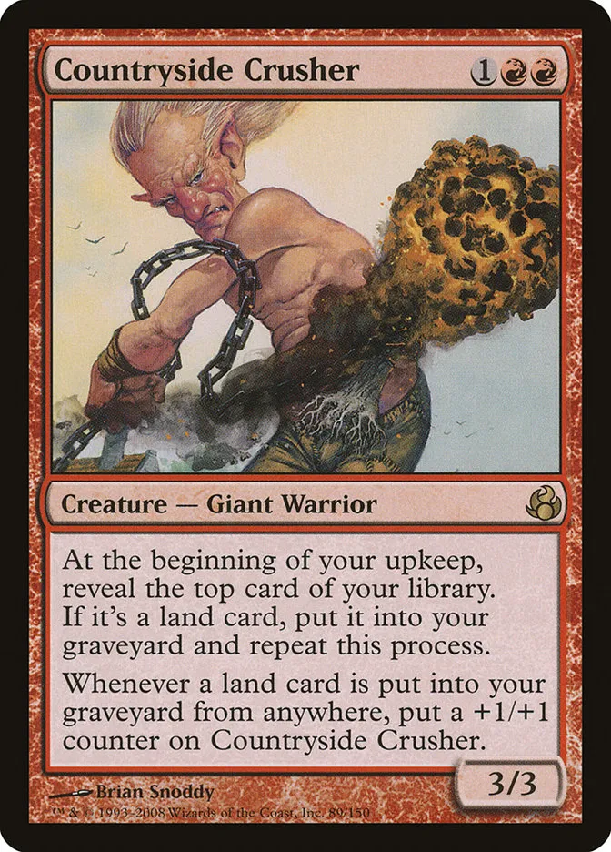 2008 Morningtide Countryside Crusher rare #89 unlisted card image