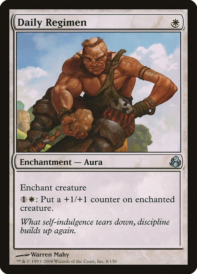 2008 Morningtide Daily Regimen uncommon #8 unlisted card image