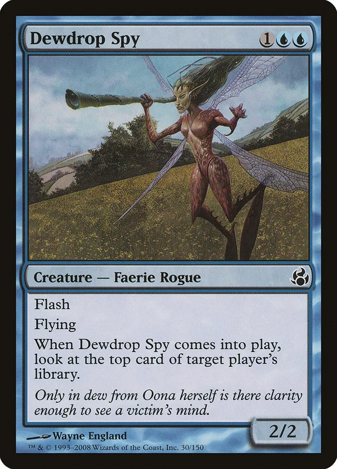 2008 Morningtide Dewdrop Spy common #30 unlisted card image