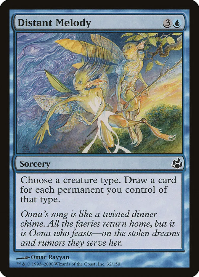 2008 Morningtide Distant Melody common #32 unlisted card image