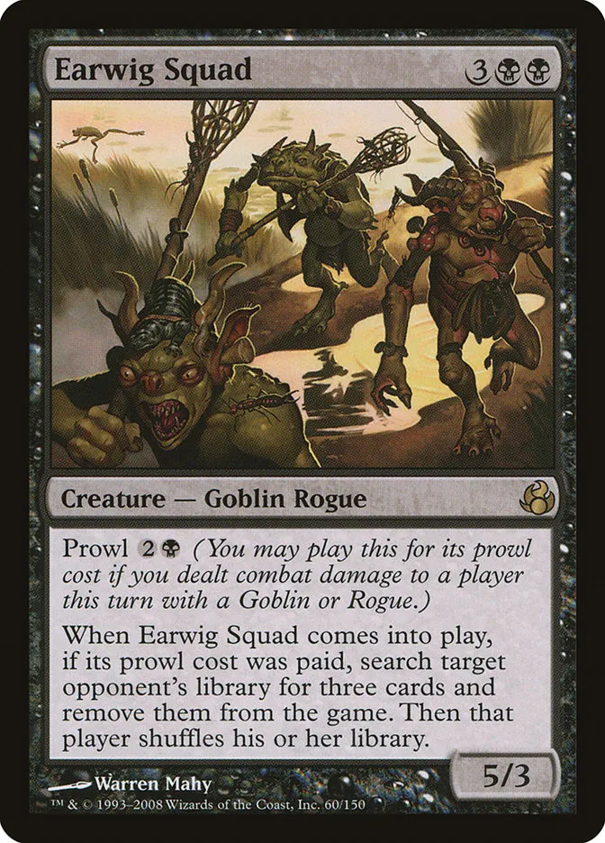 2008 Morningtide Earwig Squad rare #60 unlisted card image
