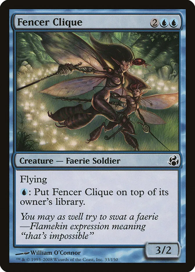 2008 Morningtide Fencer Clique common #33 unlisted card image