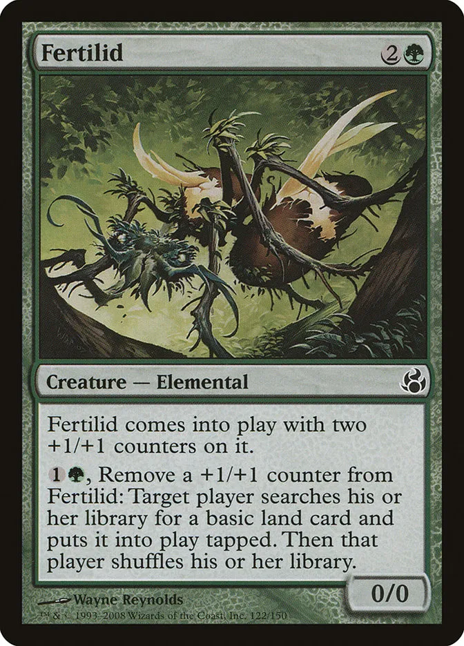 2008 Morningtide Fertilid common #122 unlisted card image