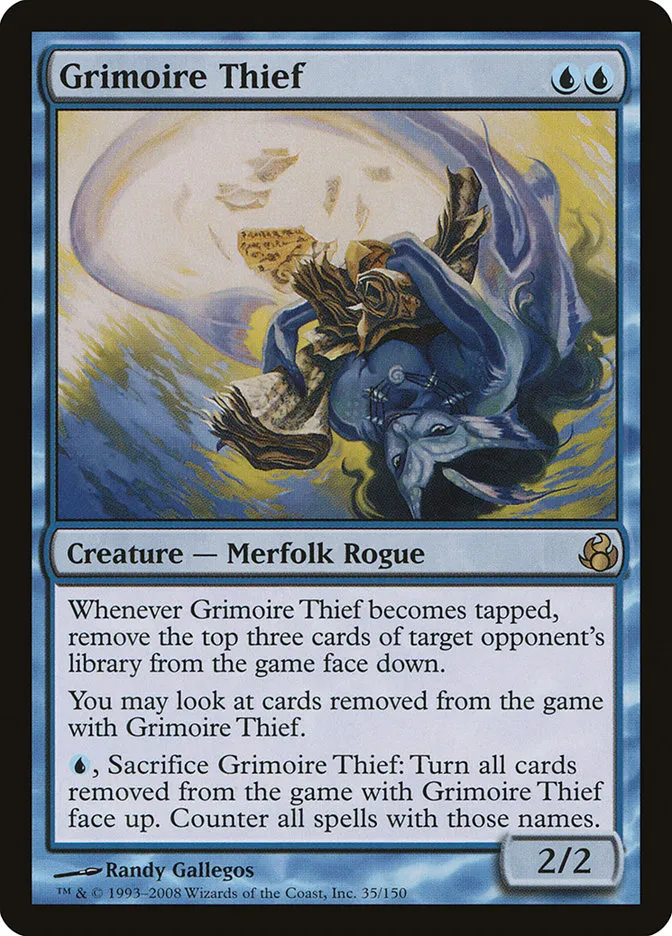 2008 Morningtide Grimoire Thief rare #35 unlisted card image