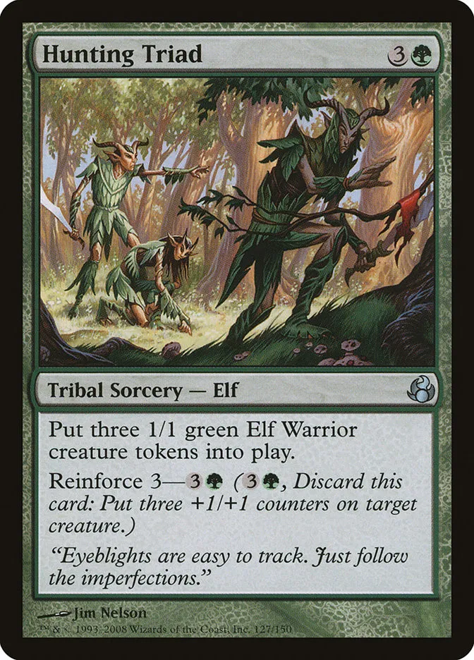 2008 Morningtide Hunting Triad uncommon #127 unlisted card image