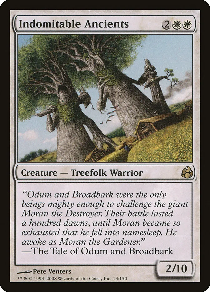 2008 Morningtide Indomitable Ancients rare #13 unlisted card image