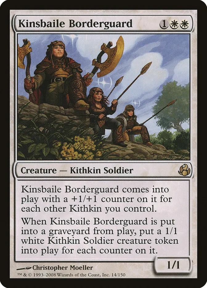 2008 Morningtide Kinsbaile Borderguard rare #14 unlisted card image