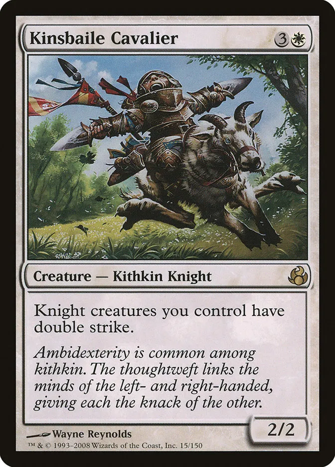 2008 Morningtide Kinsbaile Cavalier rare #15 unlisted card image