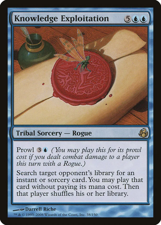 2008 Morningtide Knowledge Exploitation rare #38 unlisted card image