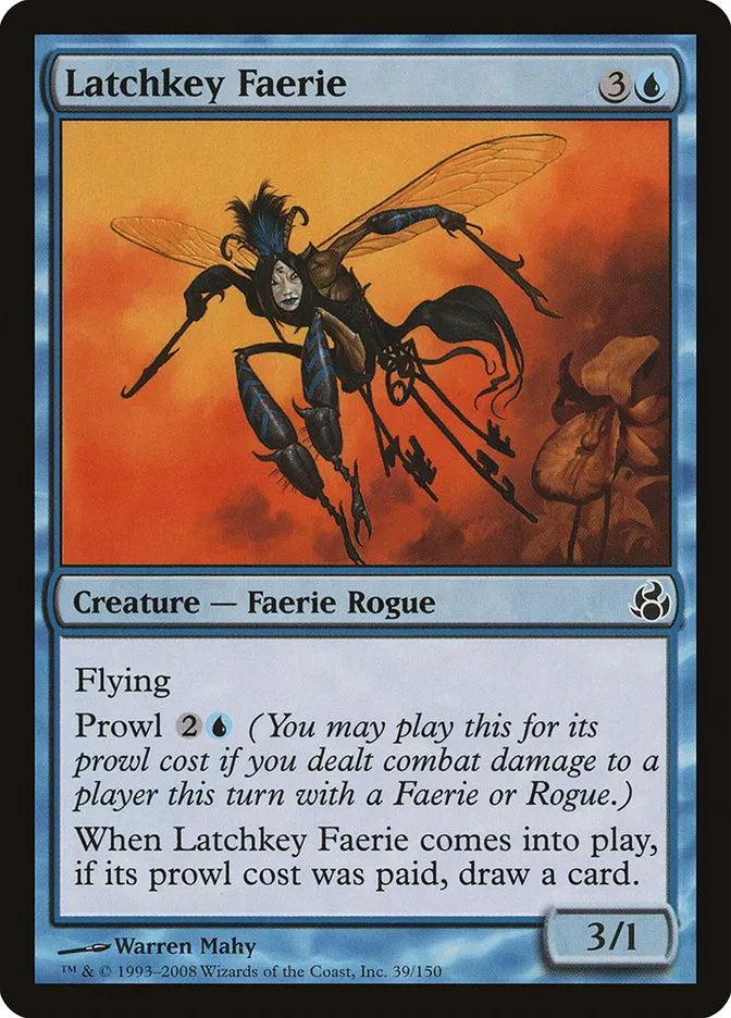 2008 Morningtide Latchkey Faerie common #39 unlisted card image