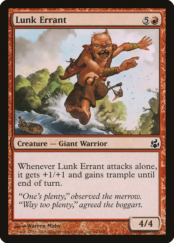 2008 Morningtide Lunk Errant common #94 unlisted card image