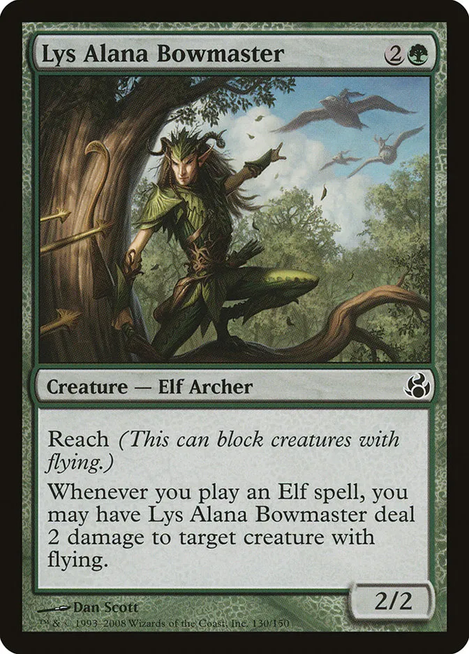 2008 Morningtide Lys Alana Bowmaster common #130 unlisted card image