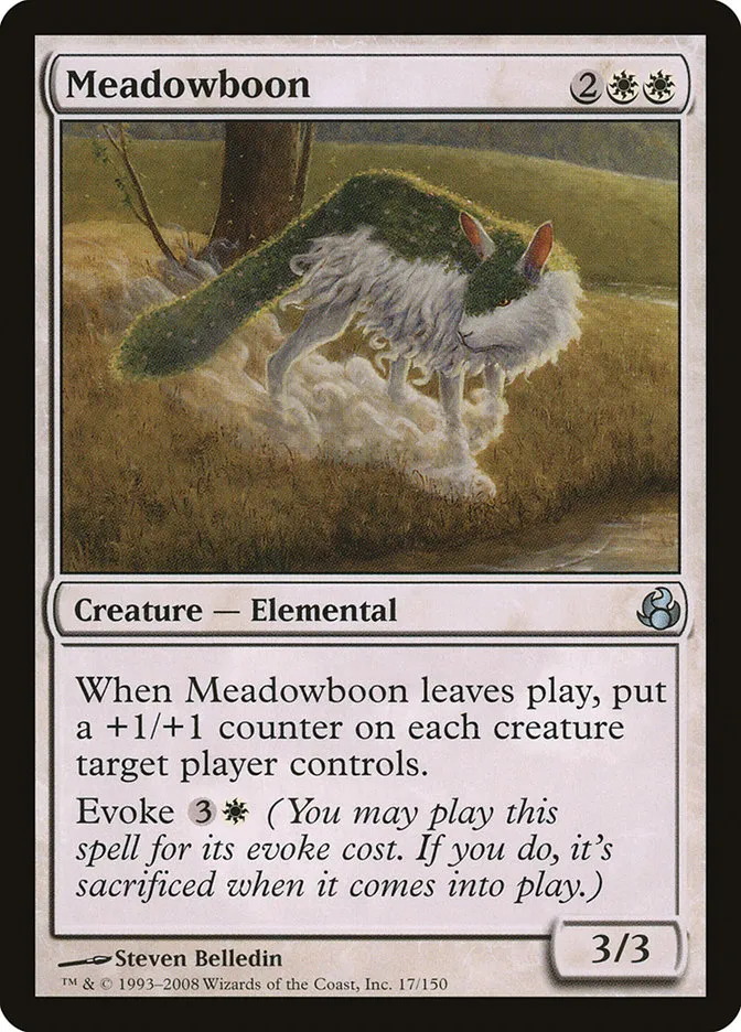 2008 Morningtide Meadowboon uncommon #17 unlisted card image