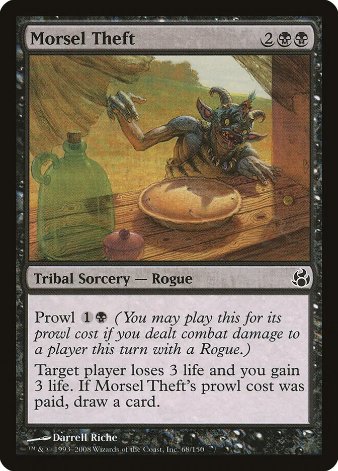2008 Morningtide Morsel Theft common #68 unlisted card image