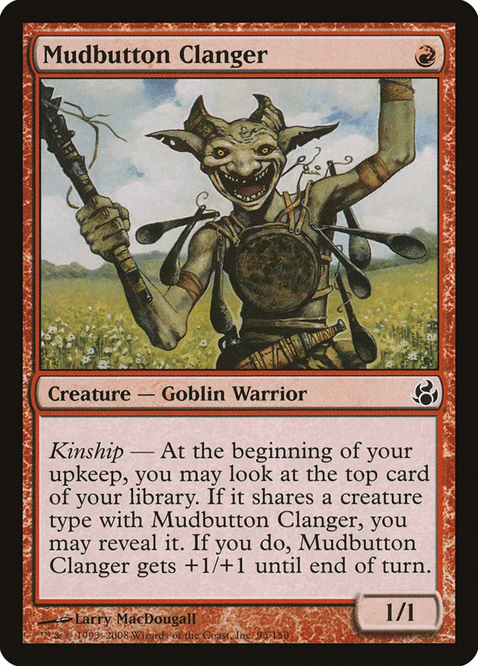 2008 Morningtide Mudbutton Clanger common #95 unlisted card image