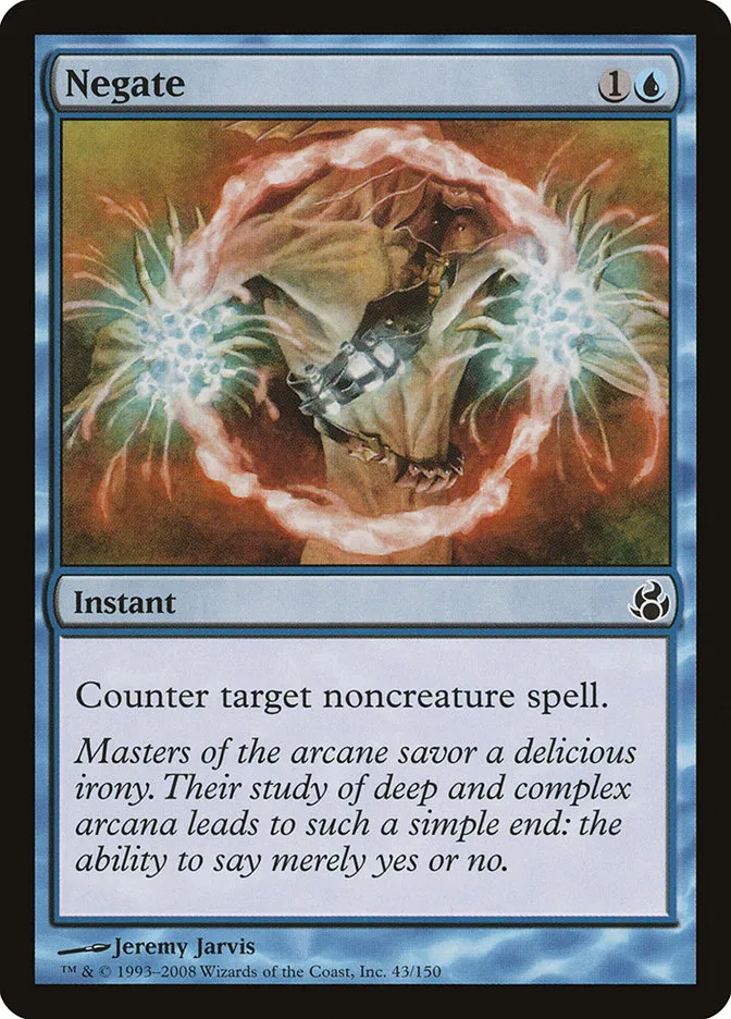 2008 Morningtide Negate common #43 unlisted card image