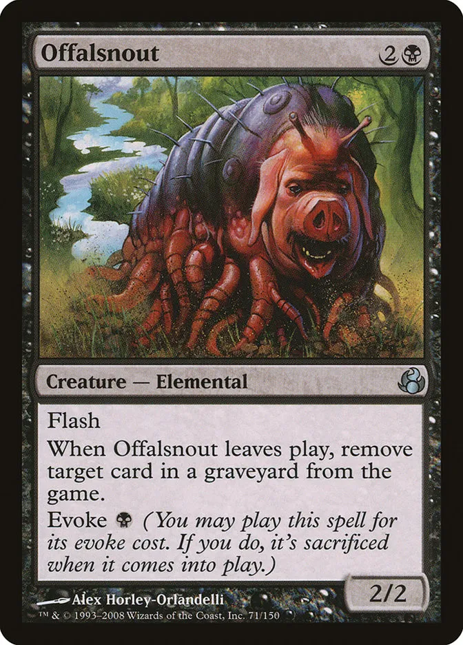 2008 Morningtide Offalsnout uncommon #71 unlisted card image