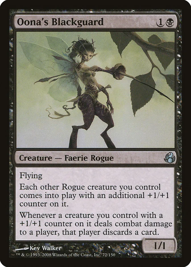 2008 Morningtide Oona's Blackguard uncommon #72 unlisted card image