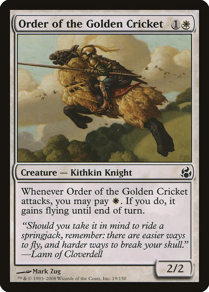 2008 Morningtide Order of the Golden Cricket common #19 unlisted card image